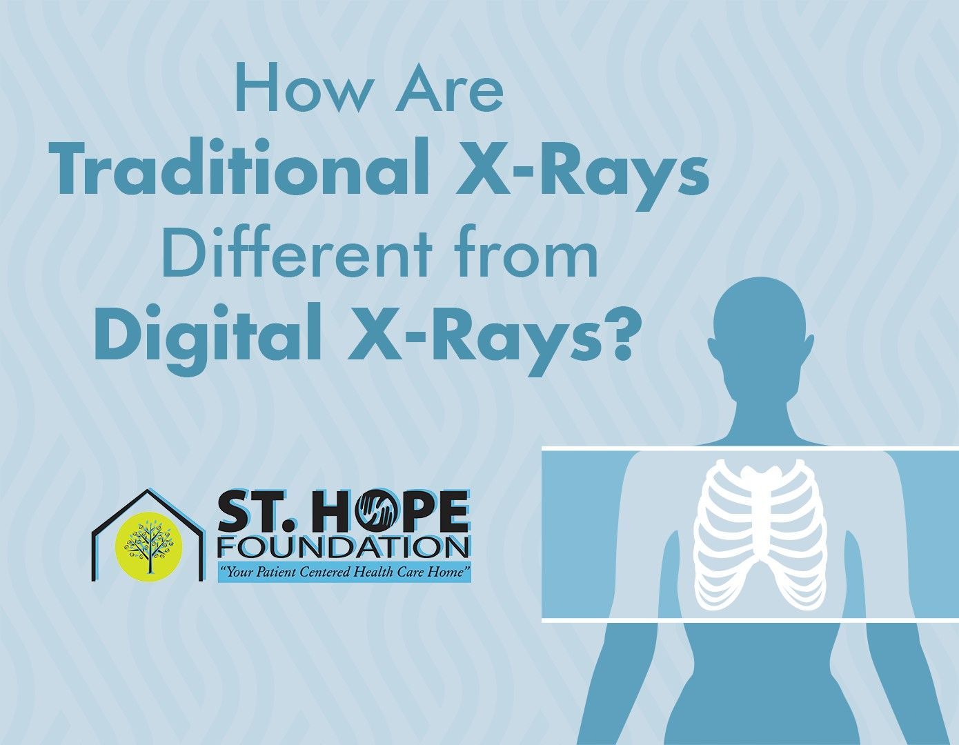 how are traditional x-rays different from digital x-rays?