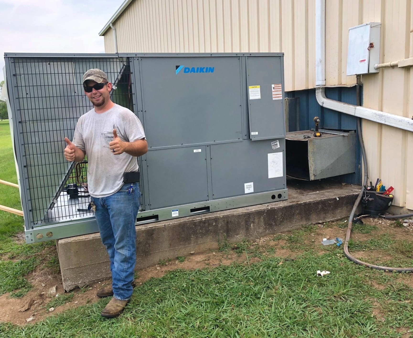 Air Condition Sales — Person Operating Air-condition System in Lebanon, TN