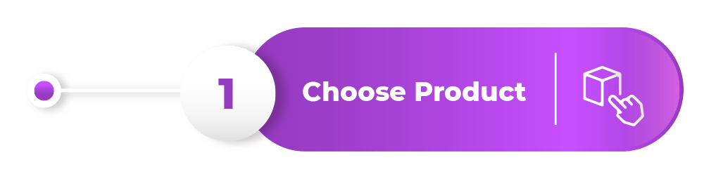 Image of a choose product with icon