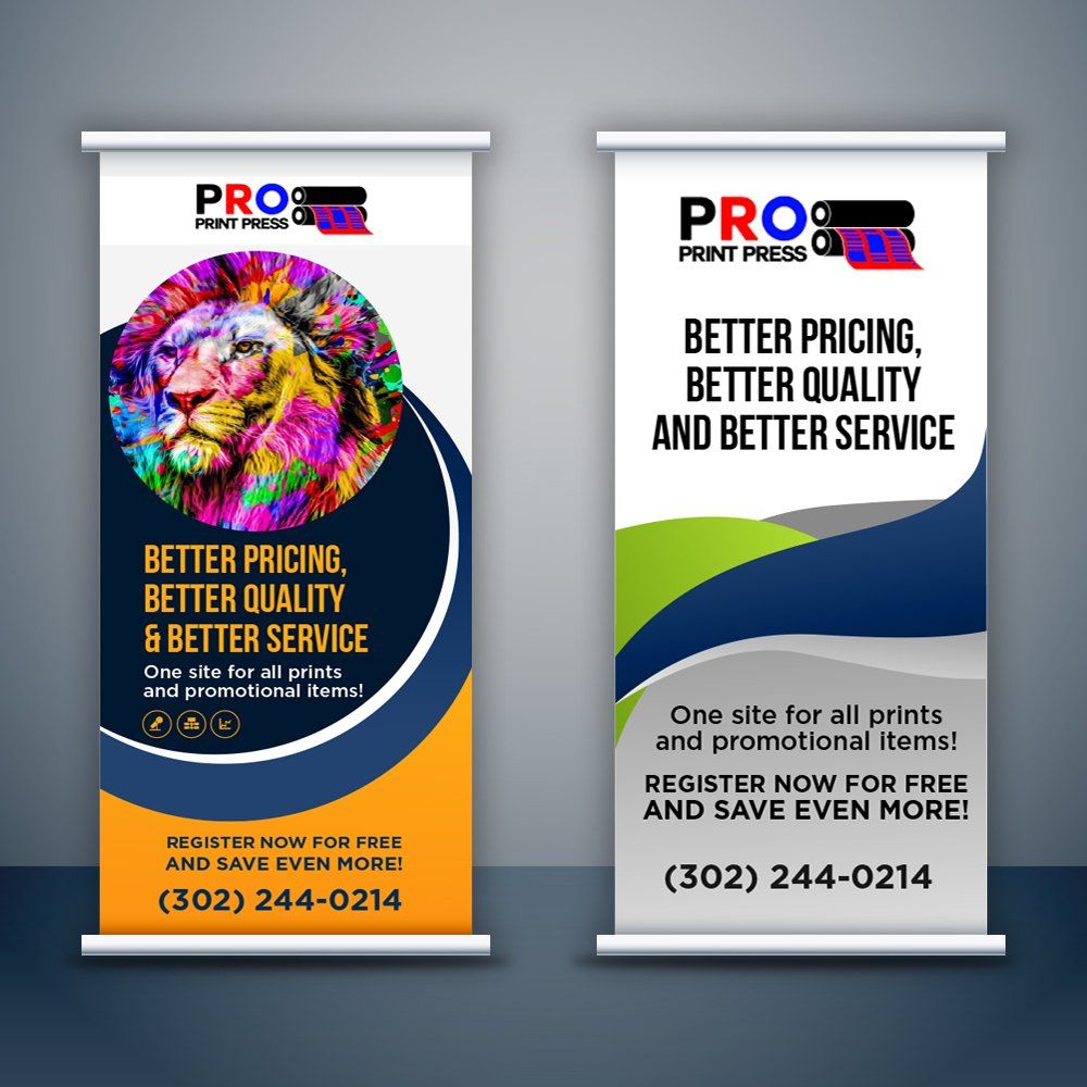 Image of a Deluxe Retractable Banner with Stand