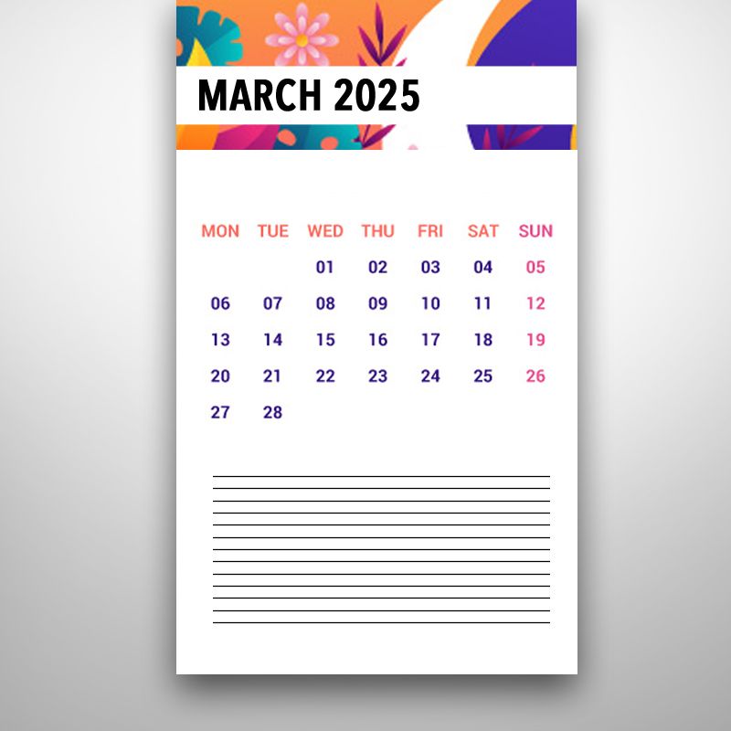 image of 8.5x11 Calendars