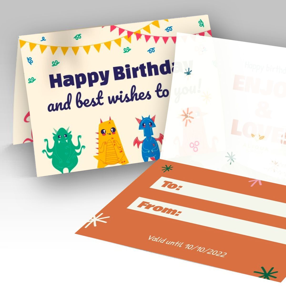 image of Cards with Gift Card Holder (Slits) Greeting Cards