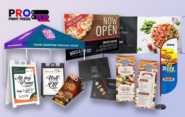 Custom Prints That Help Restaurant Owners Grow Sales