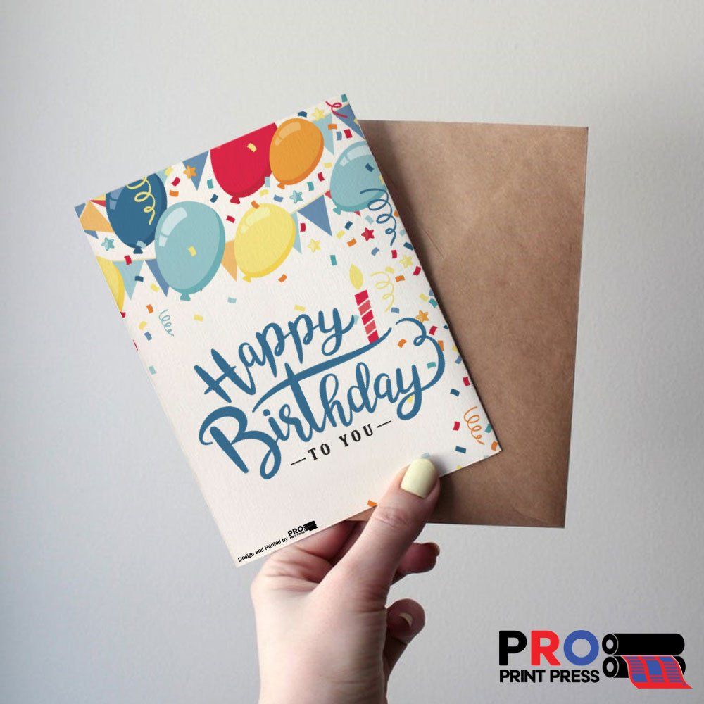 Image of a Custom Printed Greeting Cards