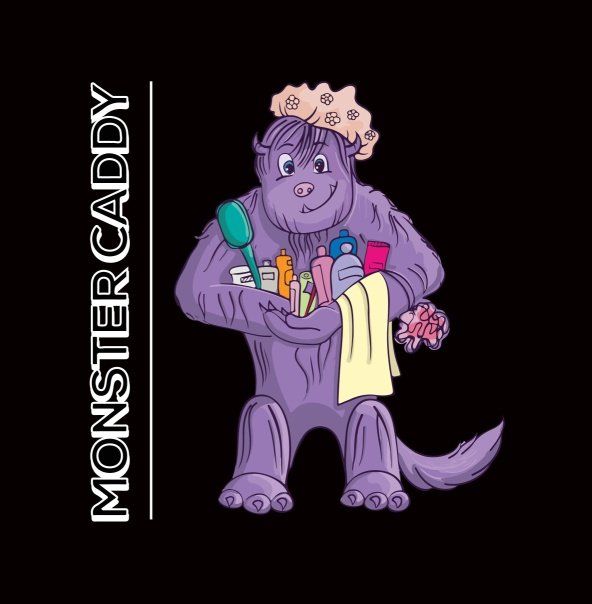 MonsterCaddy shower caddy monster mascot