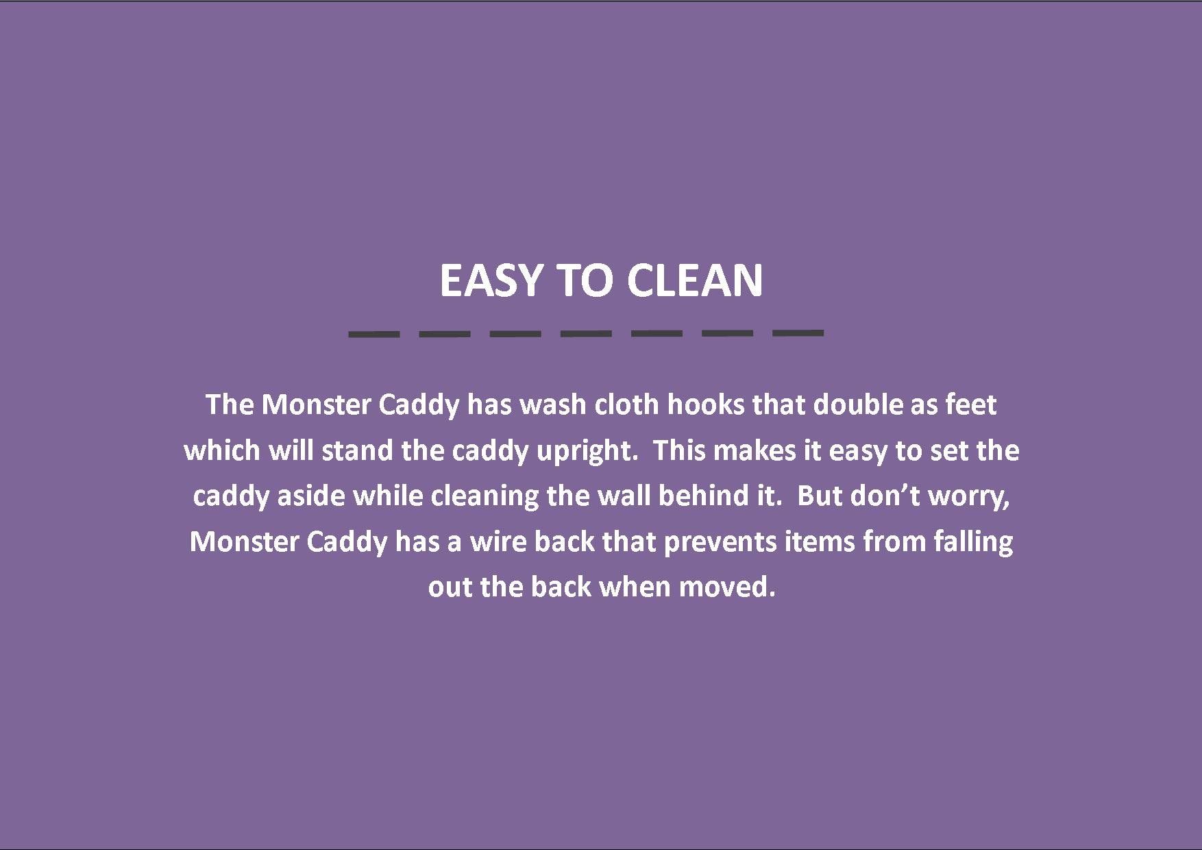 Shower Caddy MonsterCaddy description images 5