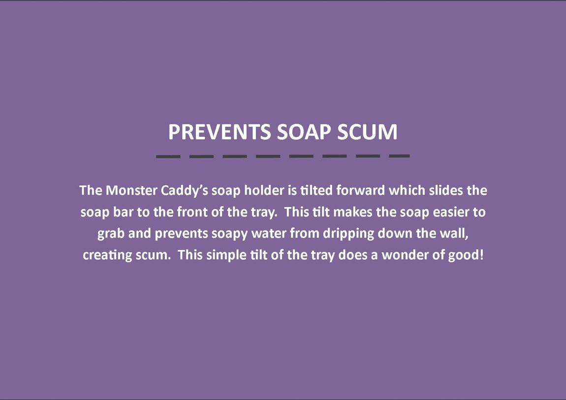 Shower Caddy MonsterCaddy description images 4