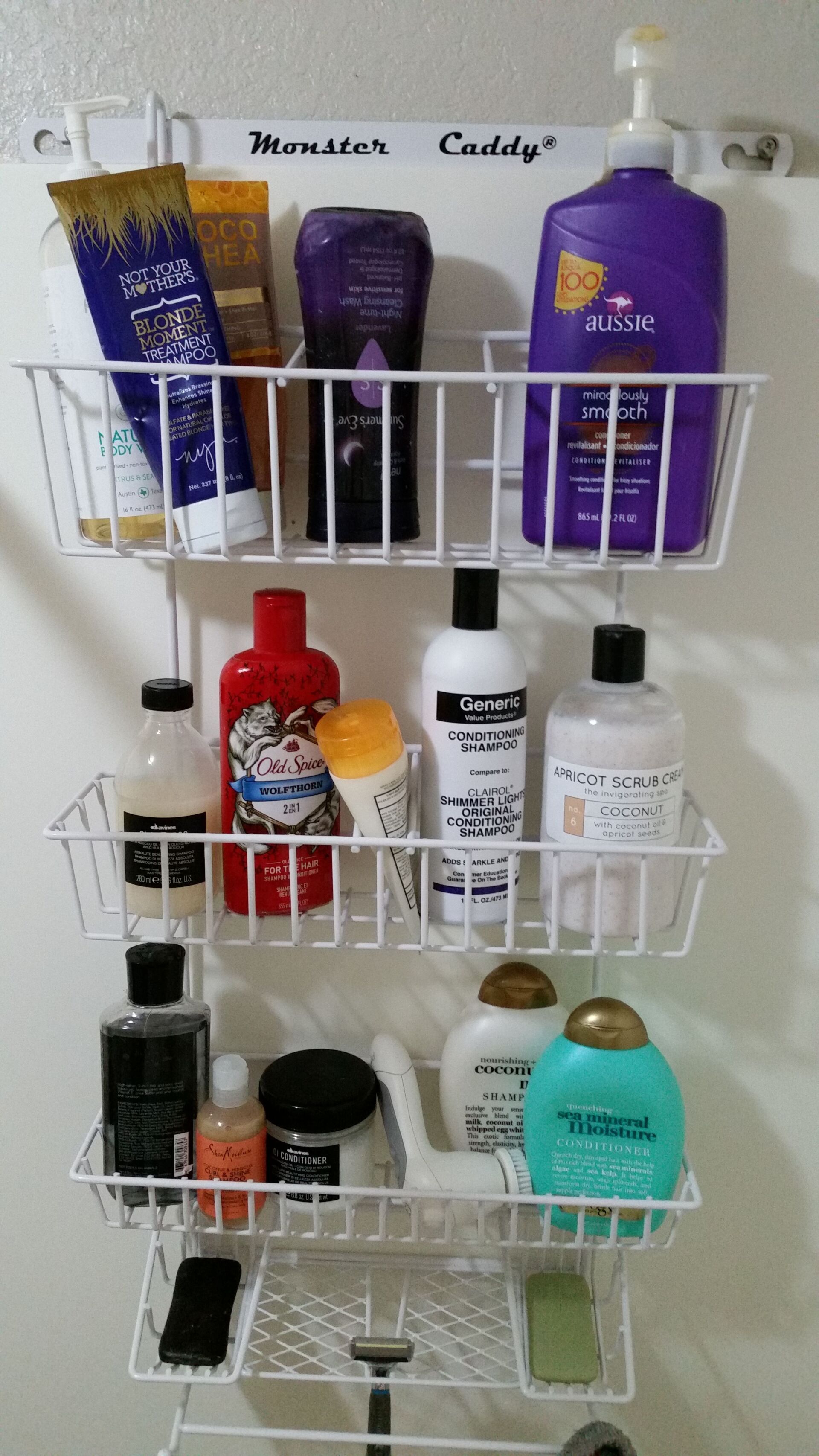 MonsterCaddy shower caddy hold all your stuff