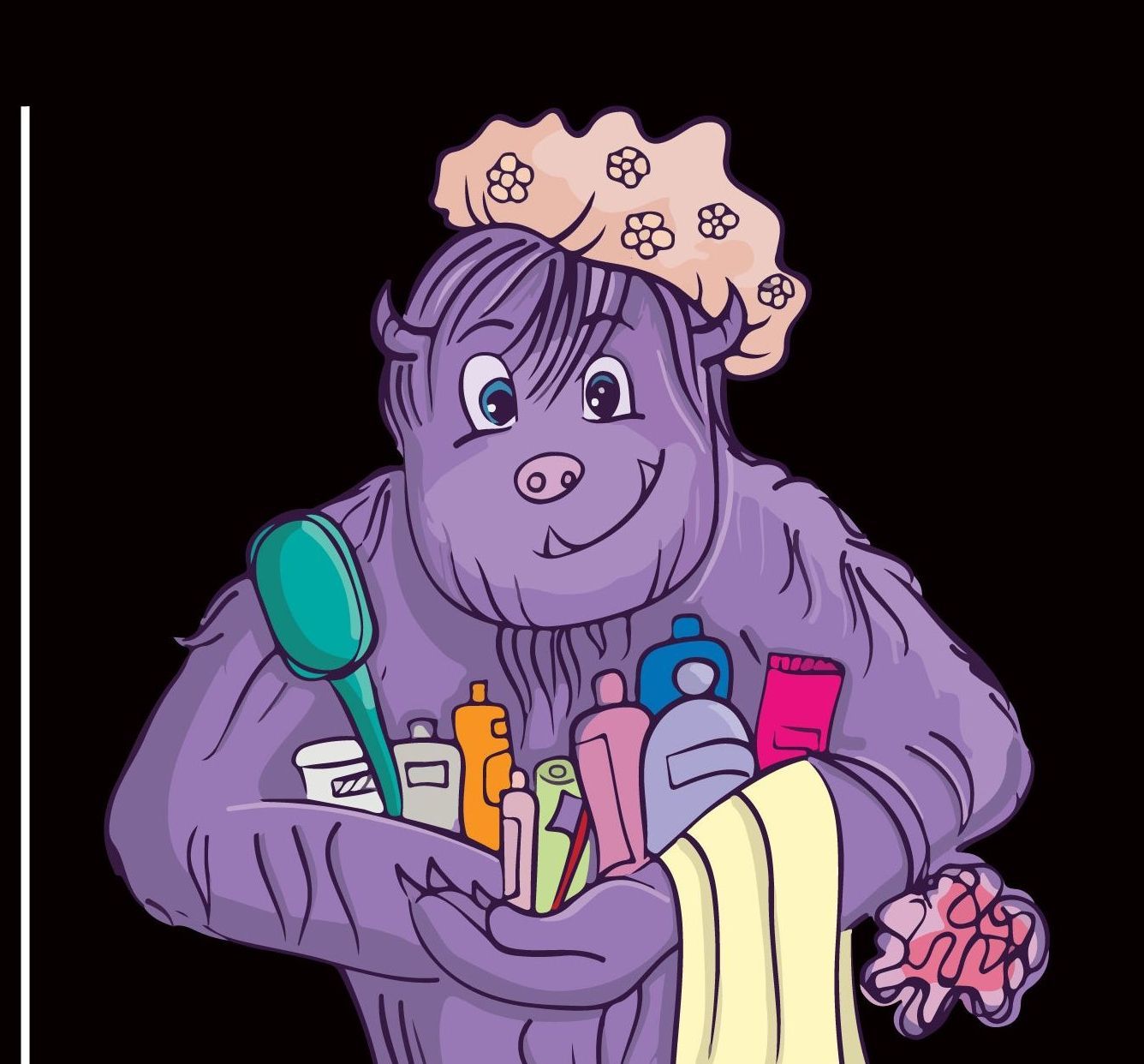 Monster Caddy Shower Caddy Logo