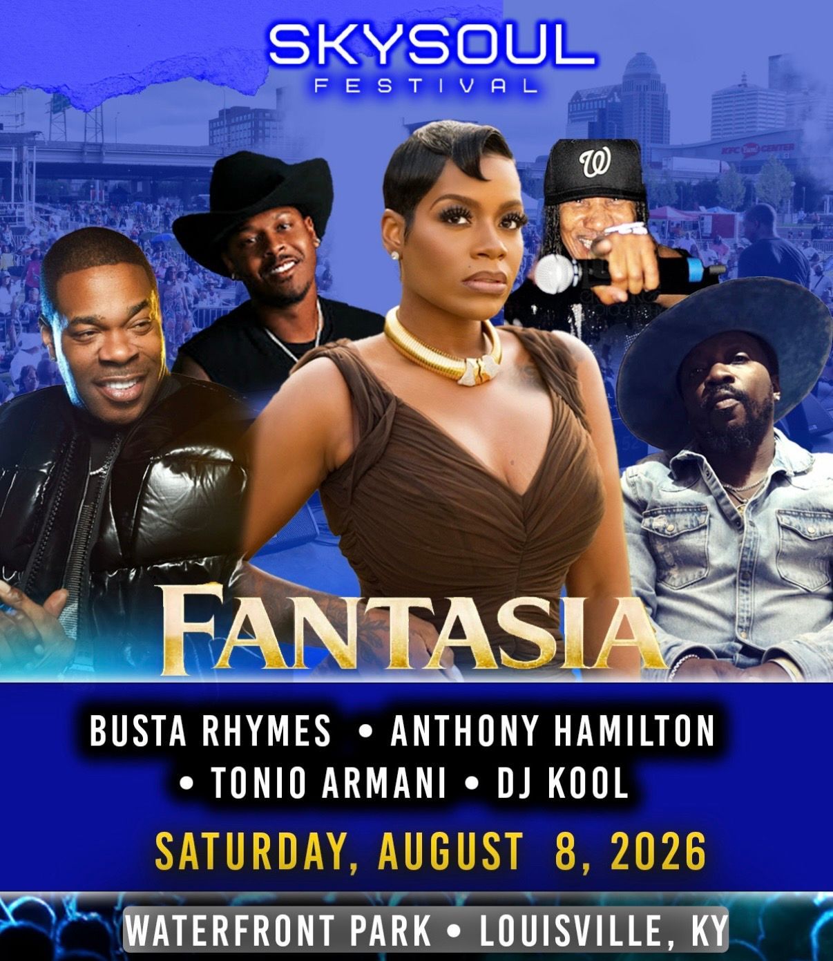 Sky Soul Festival featuring Jagged Edge, Stokley, Doug E. Fresh, Jon B, Dave Hollister, Total, and 702 in Louisville, KY.