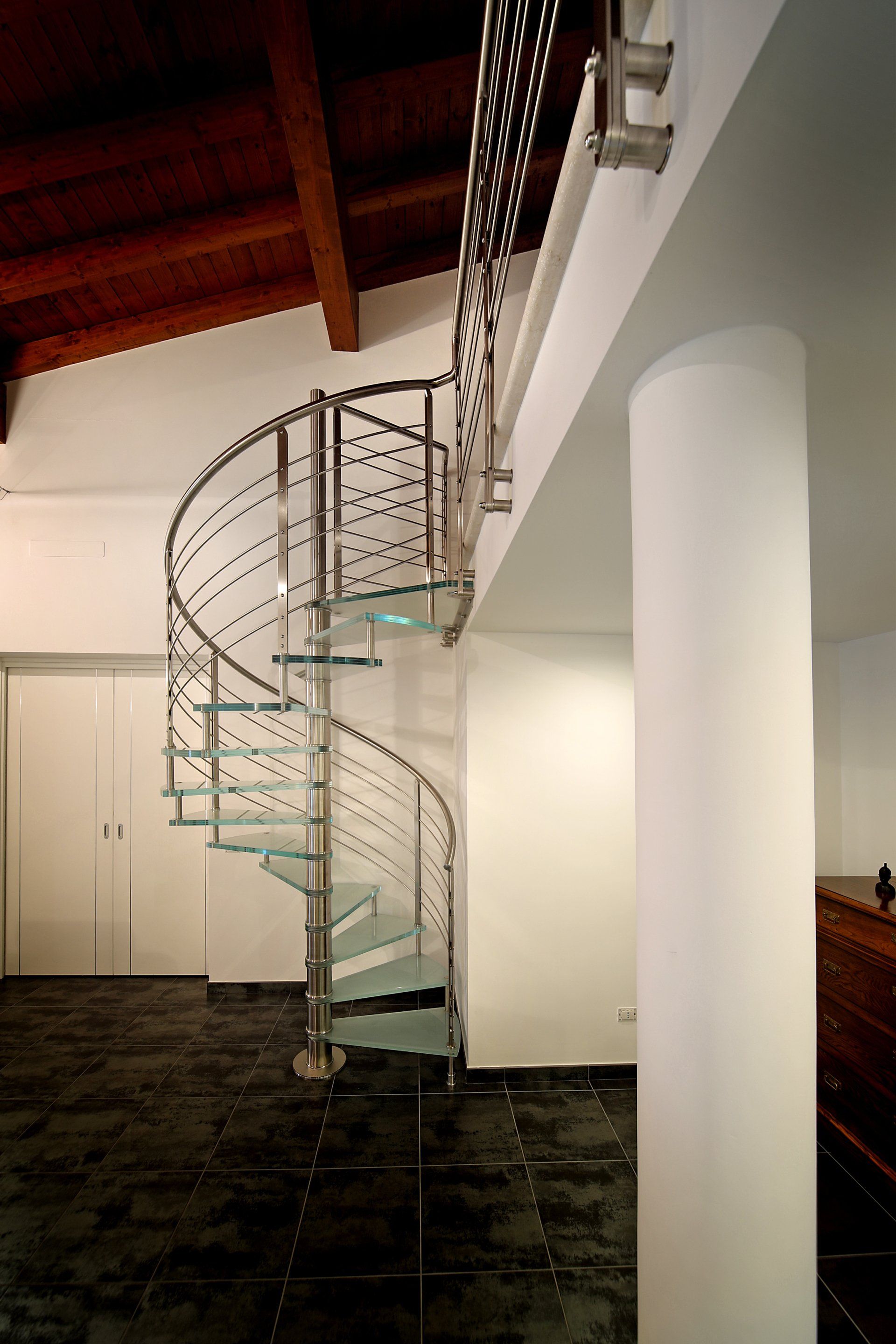 scala a chiocciola per interni