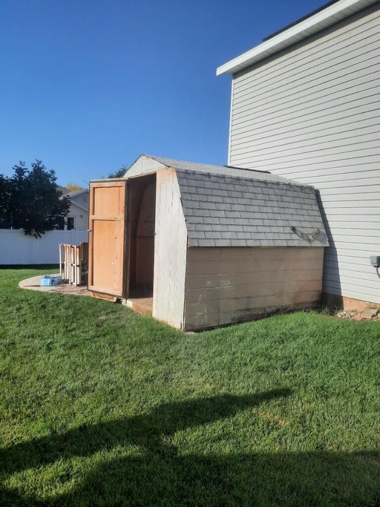 Shed removal Ogden Utah