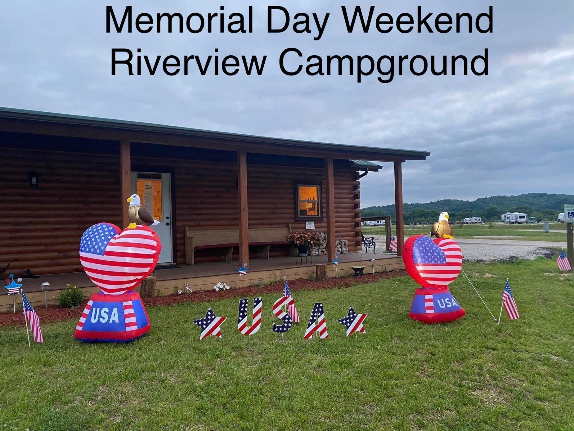 Riverview Campground Memorial Day Set Up — Franklin Furnace, OH — Riverview Campground