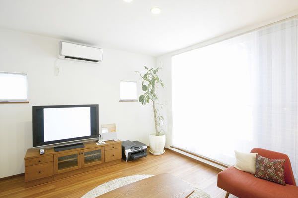 airconditioner inside living room