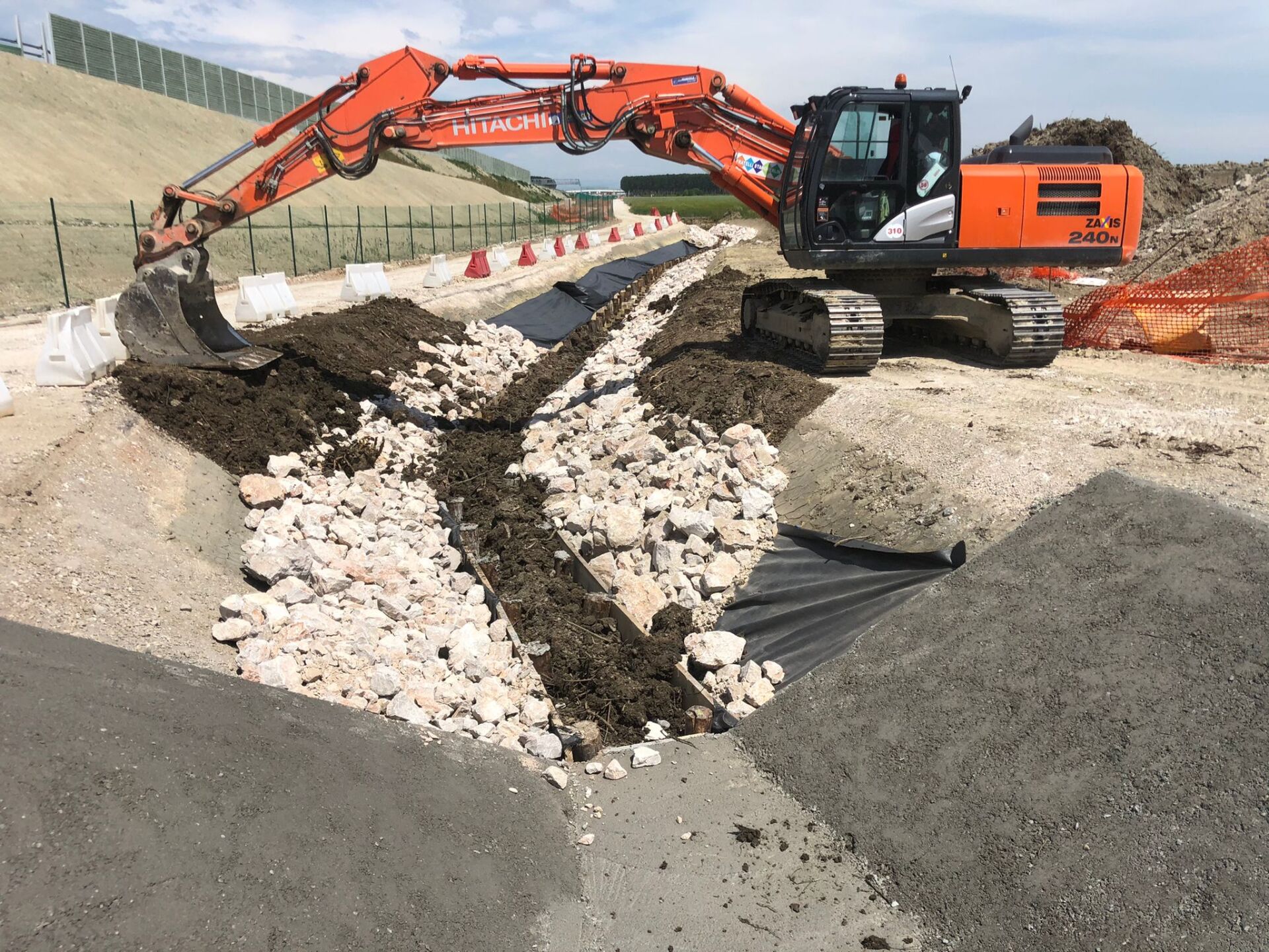 Scavo per allacciamento