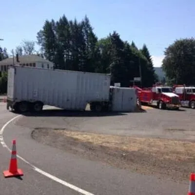 Truck Accident — Albany, OR — AA Towing