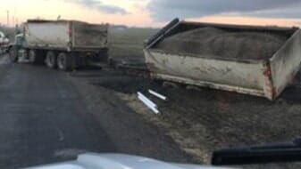Truck with Sand in Containers — Albany, OR — AA Towing