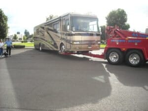 Towing a Bus — Albany, OR — AA Towing