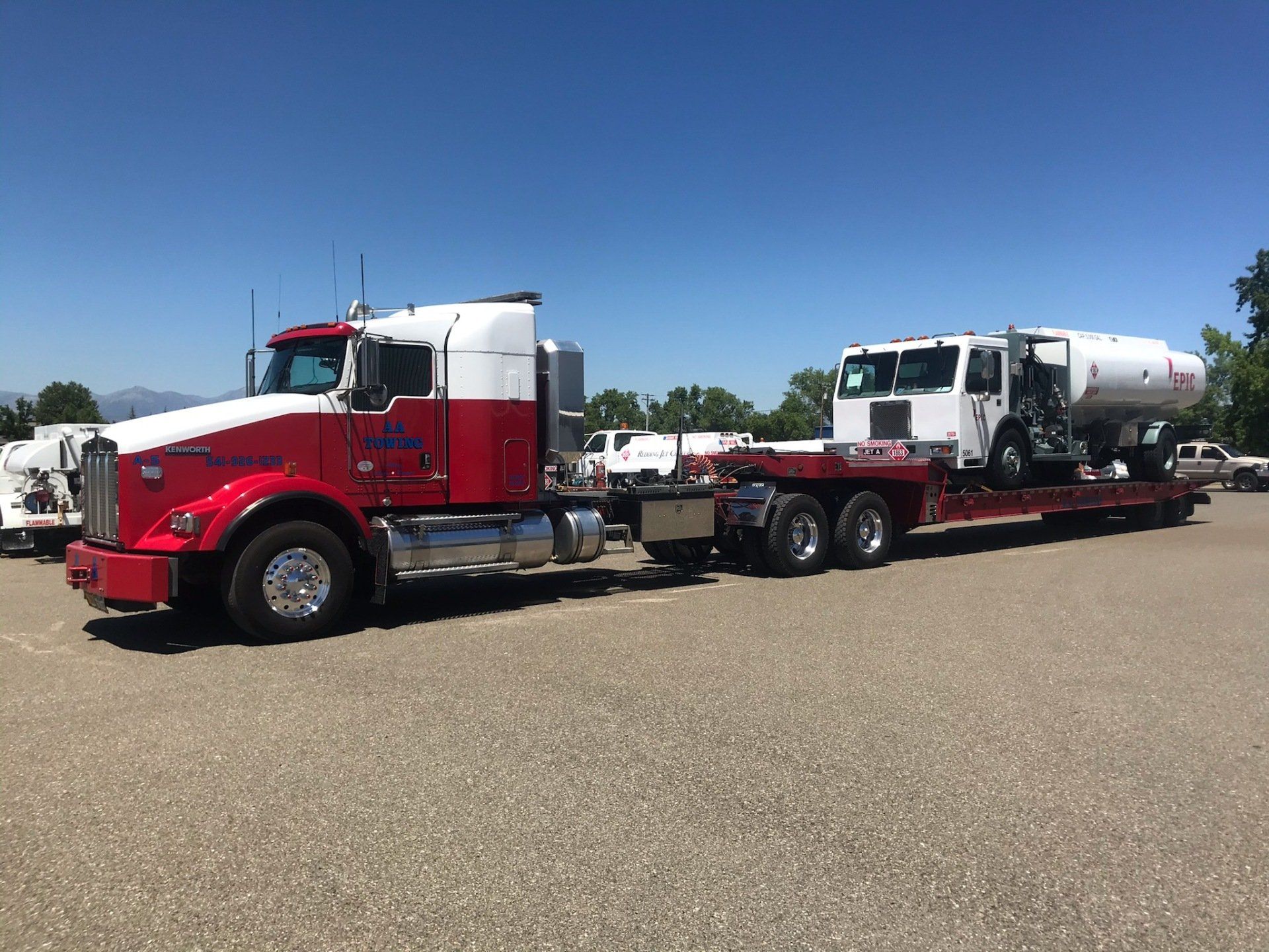 AA Towing Trucks in Action — Albany, OR — AA Towing