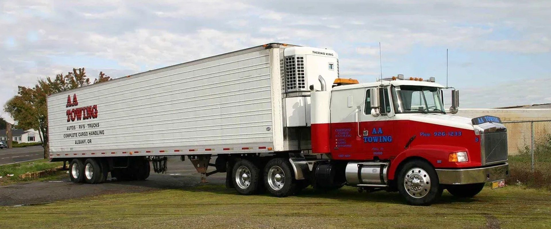 White Long Truck — Albany, OR — AA Towing