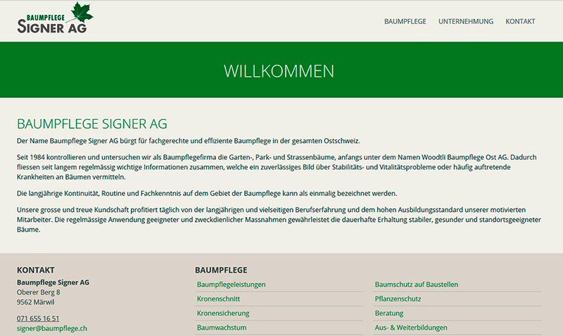 Baumpflege Signer AG