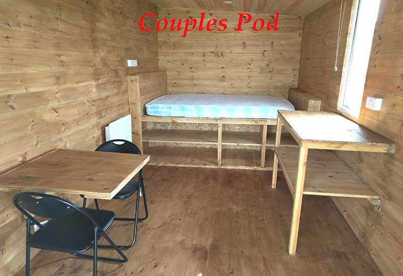 Couples holiday pod, Newquay