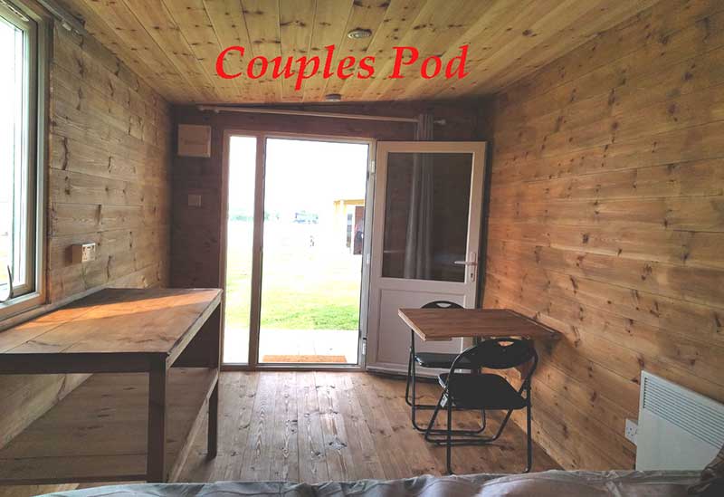 Couples holiday pod, Newquay