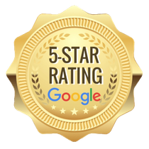 5-Star Rating on Google Badge