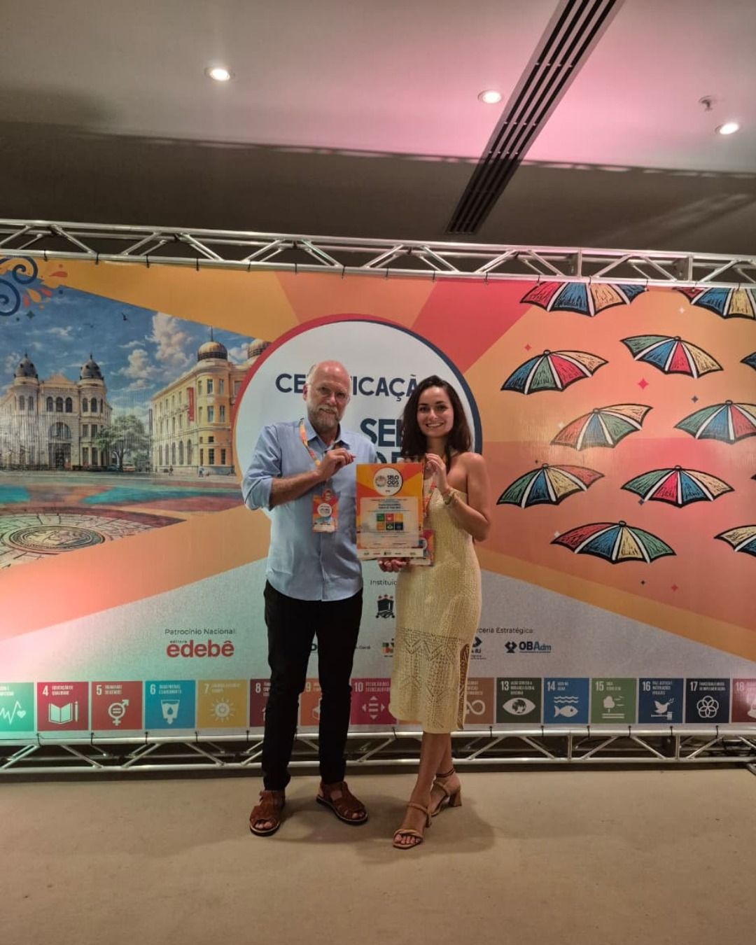 UNIFASE recebe Selo ODS Educa&ccedil;&atilde;o em cerim&ocirc;nia nacional no Recife