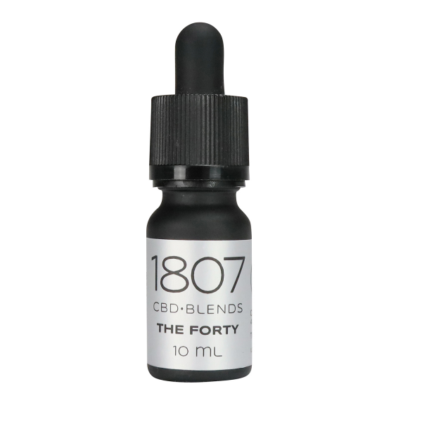 Une bouteille de 1807 mélanges de cbd les quarante 10 ml