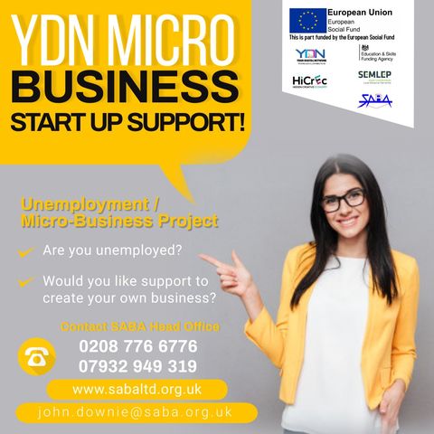 Contact SABA for Business Start-up Support