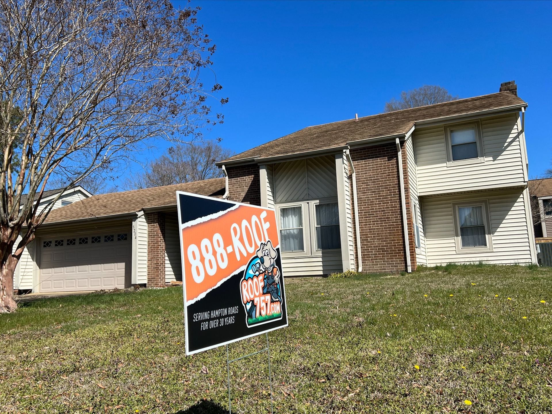 Residential House Roof Project - Chesapeake, VA - 757 Roof