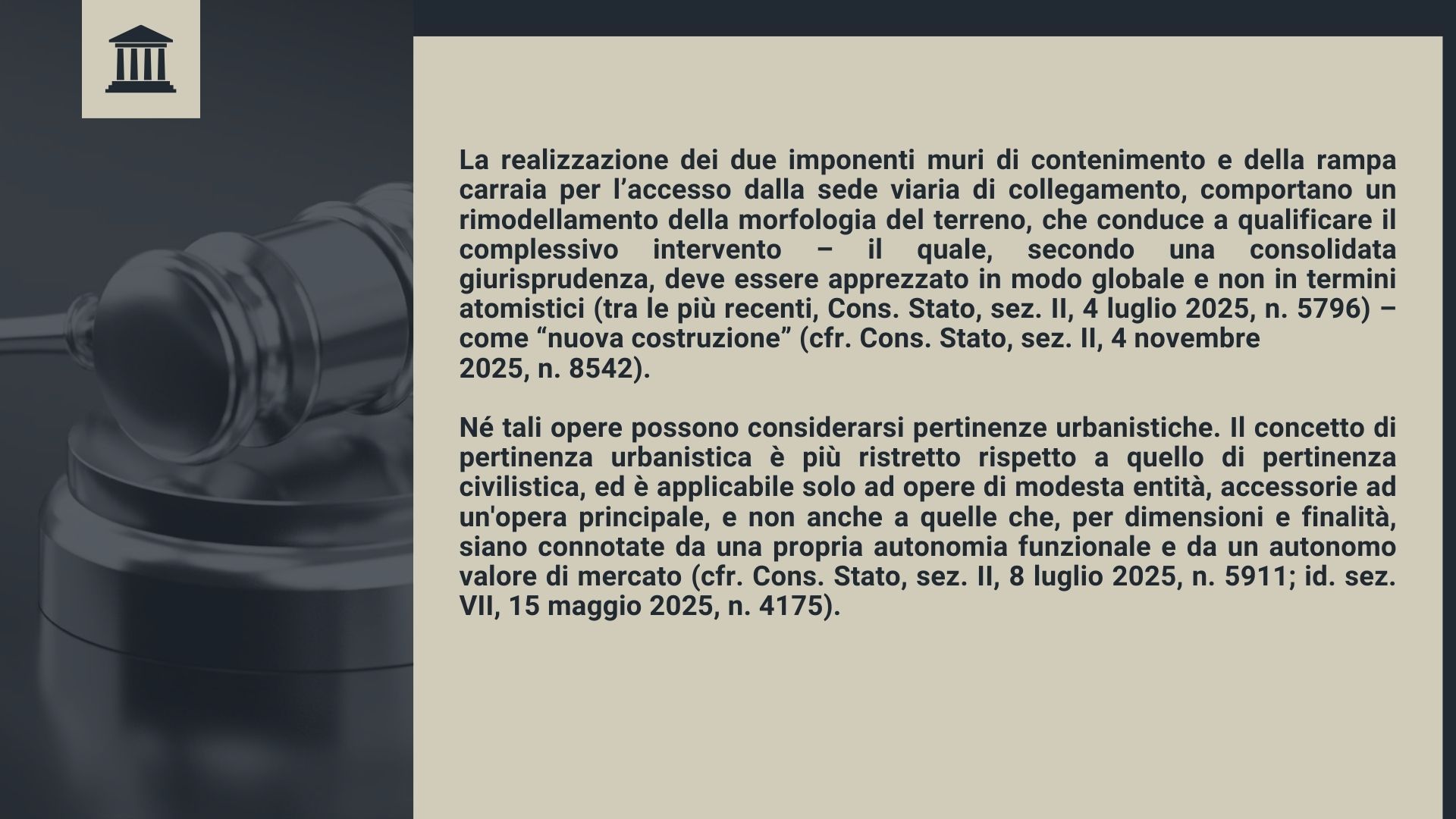 Commento a sentenza Cons. Stato 178/26