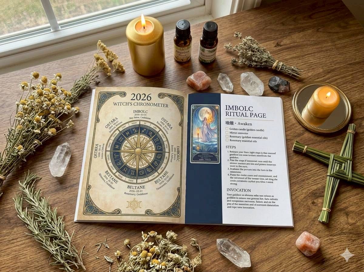 月相曆 × 凱爾特八大節 × 女巫輪轉之年