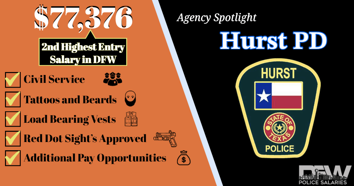 Hurst Police salary and benefit information