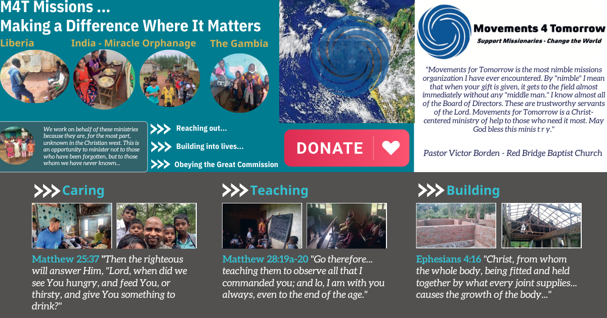 Movements 4 Tomorrow M4T Missions growing missions locally