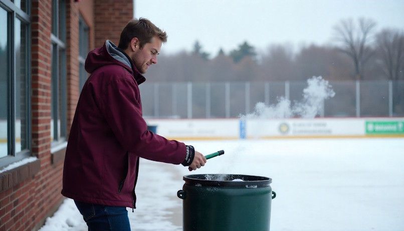 MN high school student throwing away vape pen outside high school