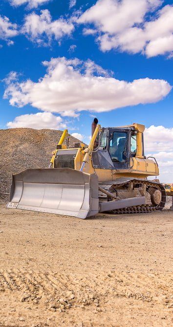 Yellow Bulldozer — Copp & Co Civil & Plant Hire in Cannonvale, QLD