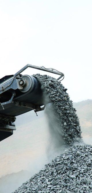 Aggregate Production by Mobile Crusher — Copp & Co Civil & Plant Hire in Bowen, QLD