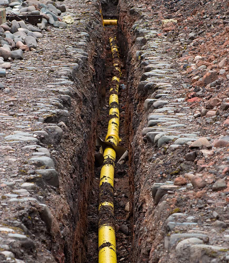 Gas Polyethylene Pipe — Copp & Co Civil & Plant Hire in Mount Julian, QLD
