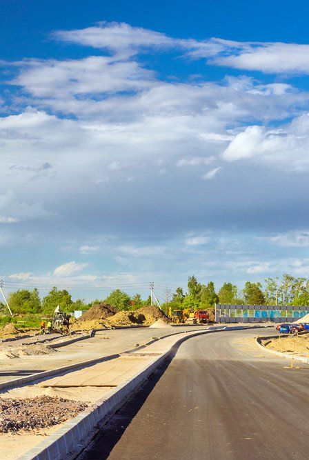 Highway Under Construction — Copp & Co Civil & Plant Hire in Mount Julian, QLD