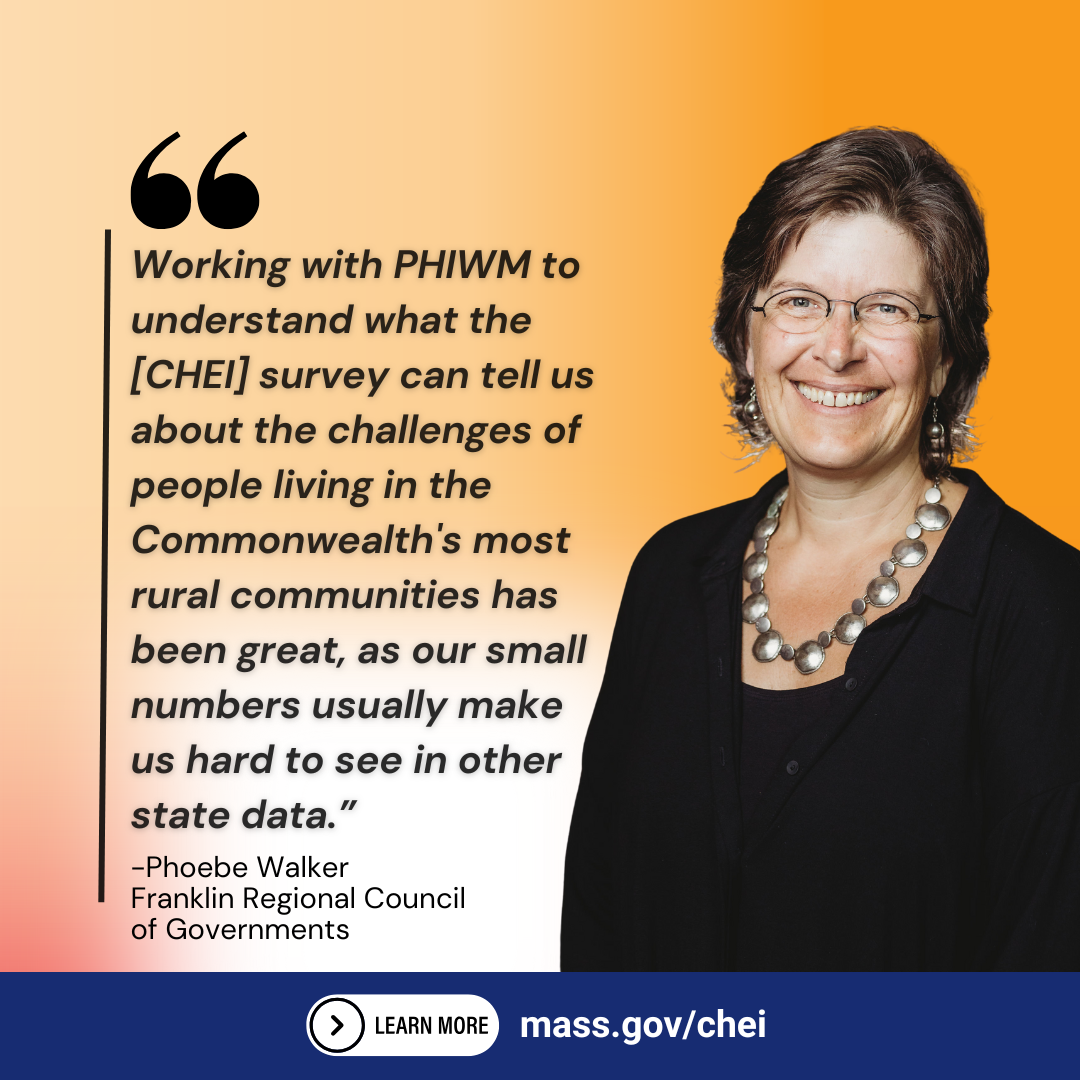 Headshot of Phoebe Walker from Franklin Regional Council of Governments next to quote, 