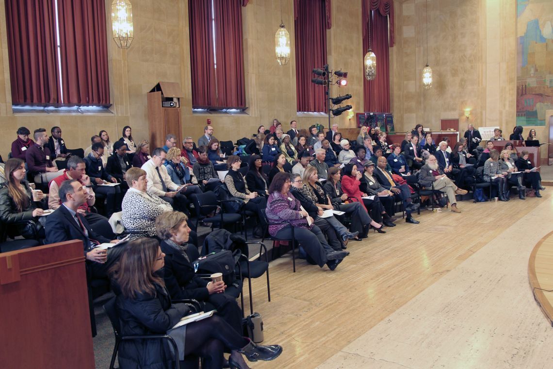 On January 18, 2018, Partners for a Healthier Community formally launched its new name and brand, Public Health Institute of Western Massachusetts, at an event held in Robyn Newhouse Hall at the Community Music School of Springfield.