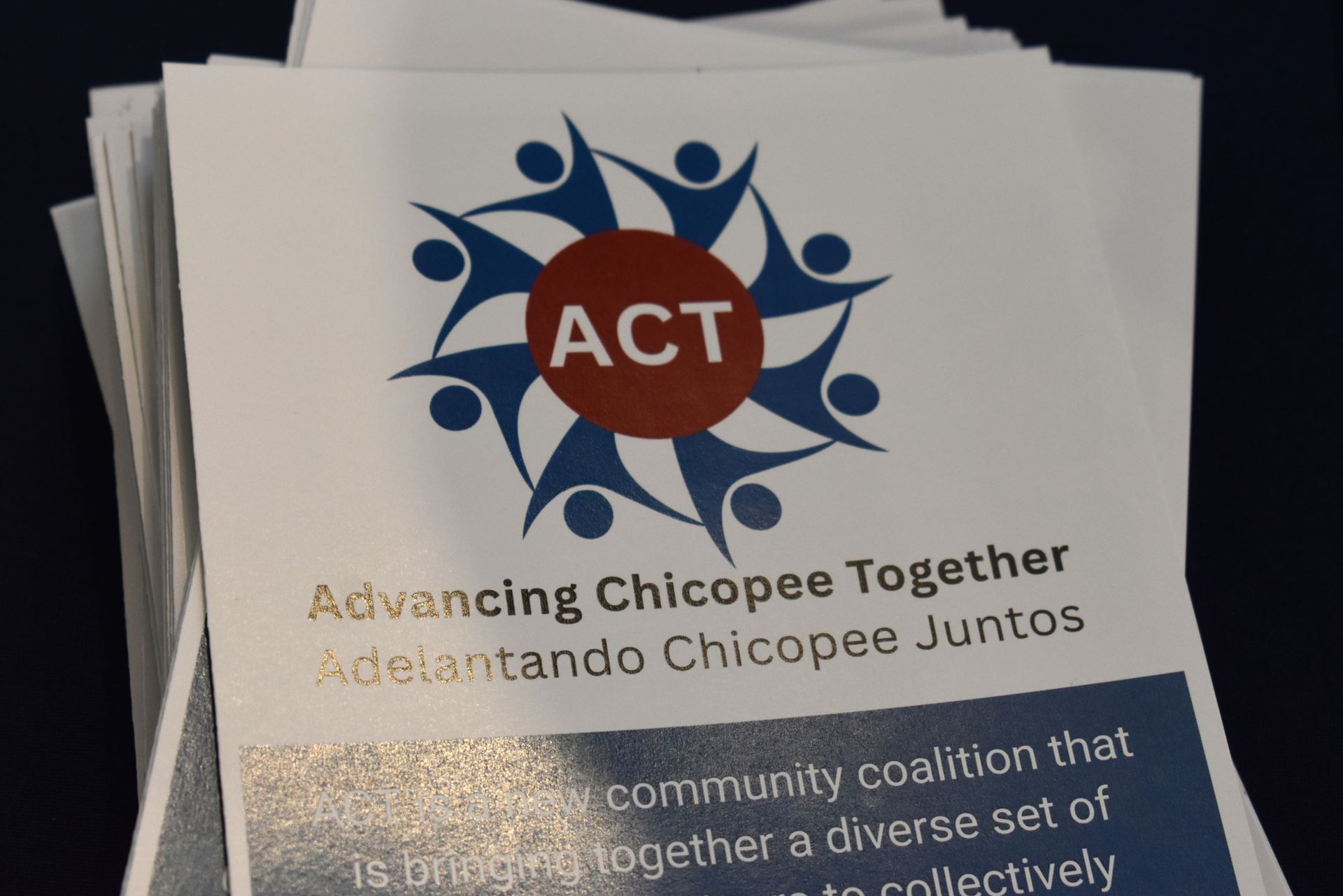 ACT logo on printed brochure