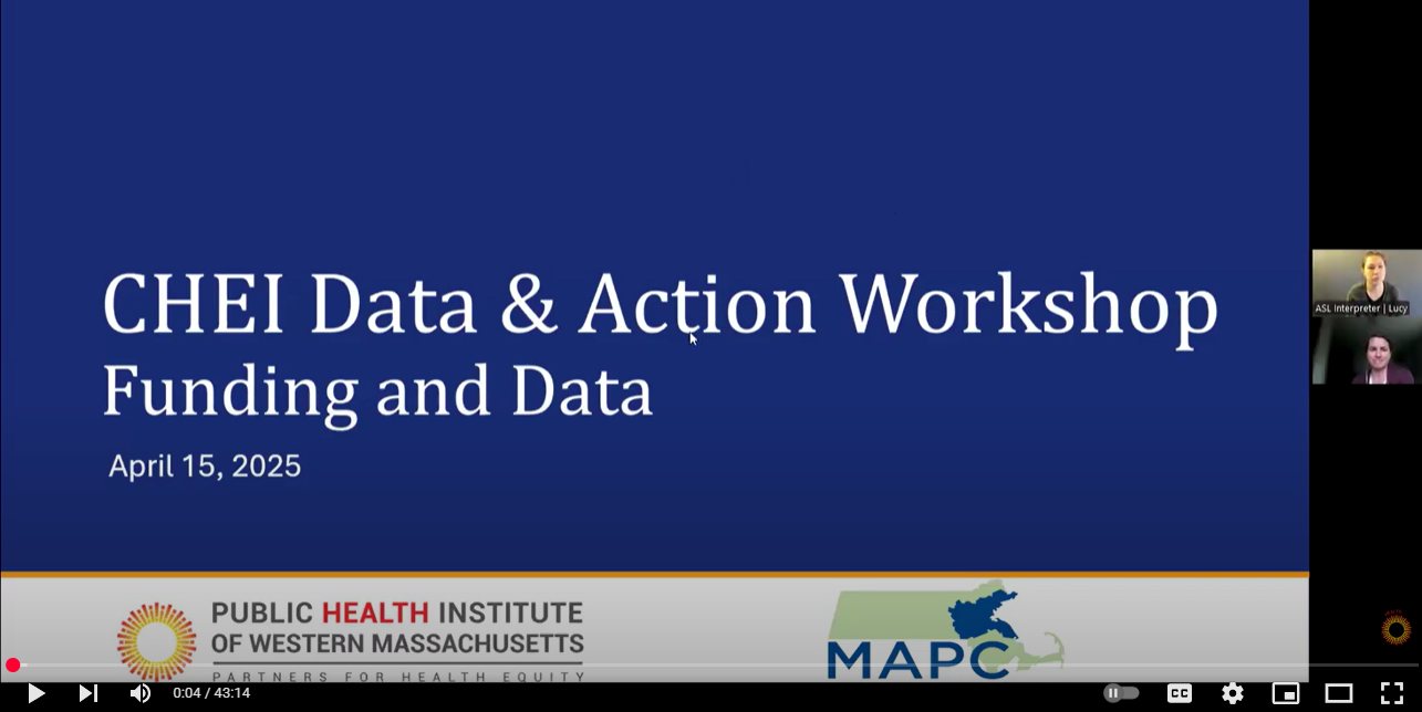 CHEI Data & Action Webinar: Using Data for Funding (April 2025)