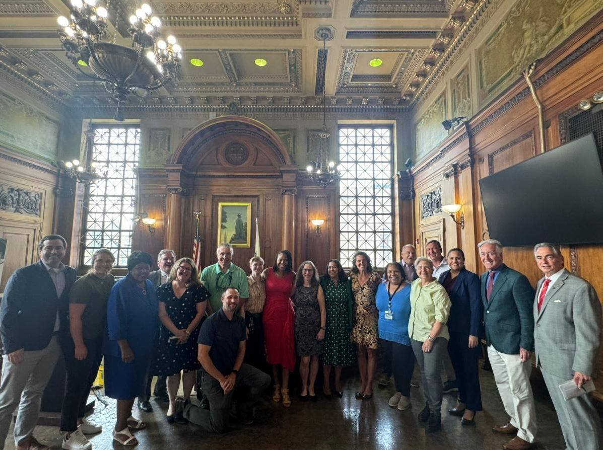 Group photo at City of Springfield Press Conference about $20million EPA grant for climate justice