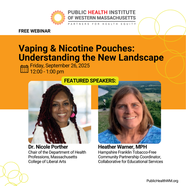 Upcoming Webinar Sept 26 About Vaping & Nicotine Pouches