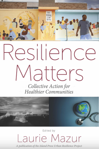 A book titled resilience matters collective action for healthier communities