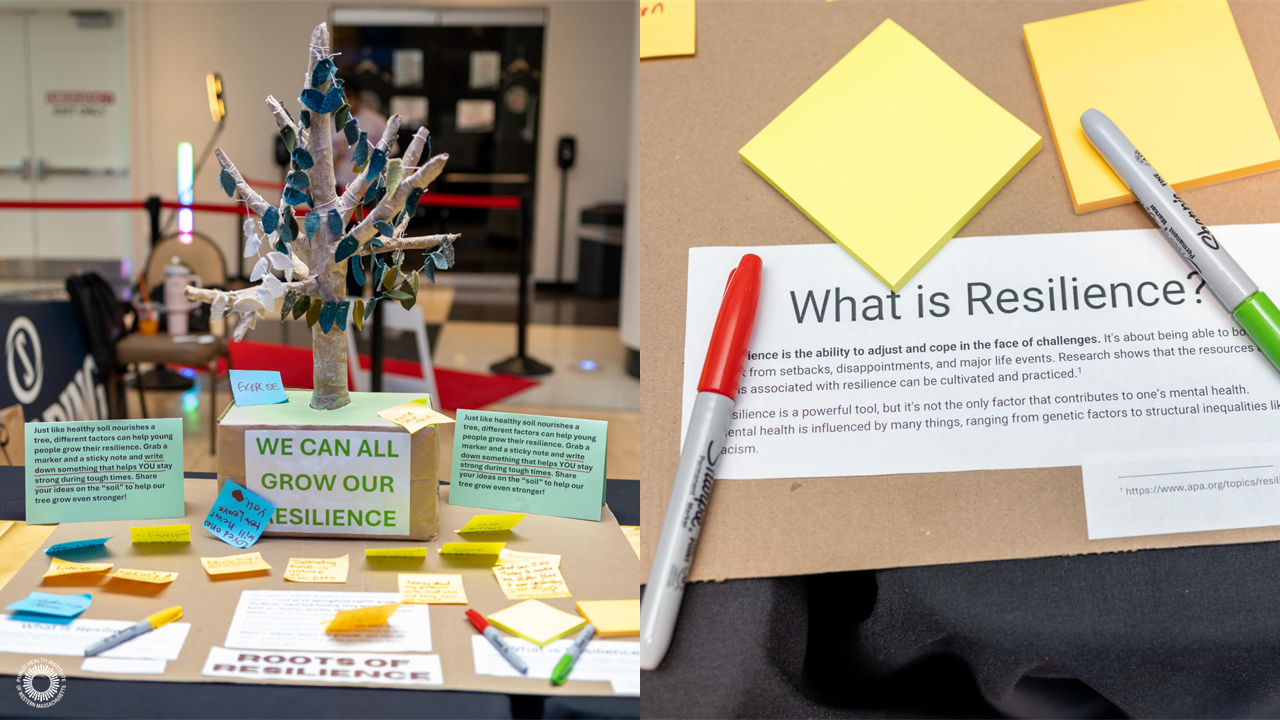 Tree sculpture with text, 