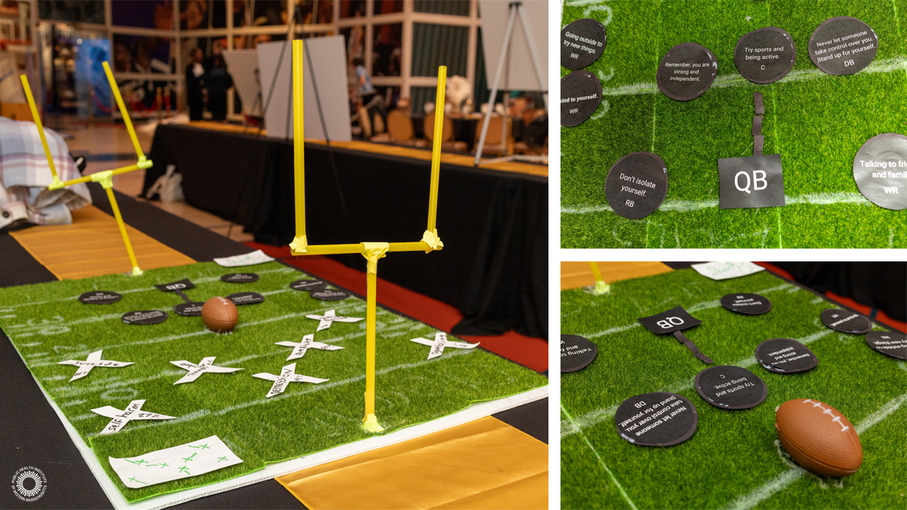 miniature football field